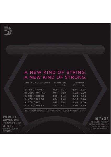 NYXL0942 Nickel Wound Super Light 09-42 Set Elektro Gitar Teli fırsatları