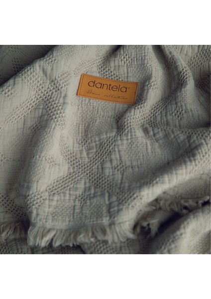 Lucca Fitilli Desen Yatak Örtüsü - Açık Yeşil fiyatları