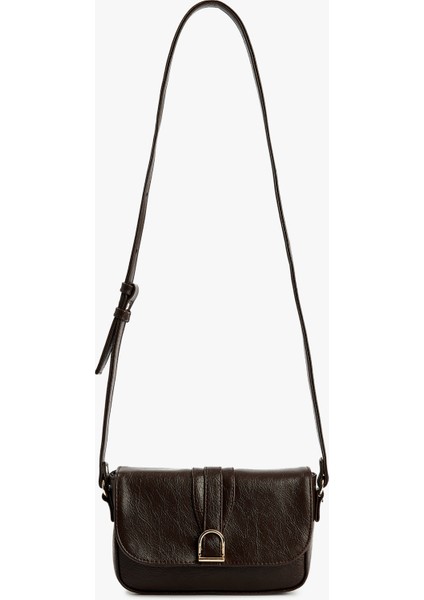 Suni Deri Çapraz Çanta