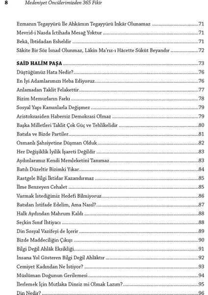 Medeniyet Öncülerimizden 365 Fikir (Ciltli) - Ali Can indirimleri