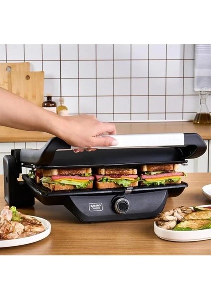 Matte Siyah 6 Dilim Izgara ve Tost Makinesi, Çok Renkli, Pratik ve Şık Tasarım modelleri