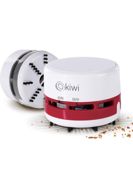 Küçük Kablosuz El Süpürgesi, Pilli, Kırmızı, Hafif ve Pratik Temizlik Aracı