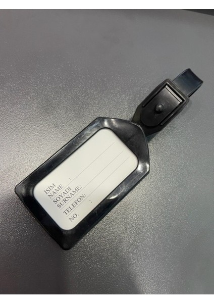 U Harf Siyah Bavul Etiketi,valiz Etiketi,kartlık,isimlik,bagaj Etiketi fiyatları