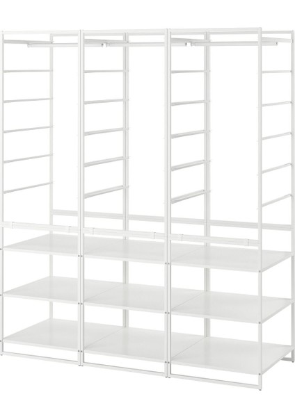 Açık Gardırop, Beyaz, 148X51X173 cm