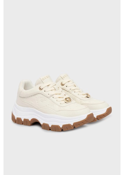 Berrett2 4g Logolu Kalın Taban Sneaker Ayakkabı FLFBRTPEL12 Bayan Ayakkabı Flfbrt PEL12 Cream fiyatları