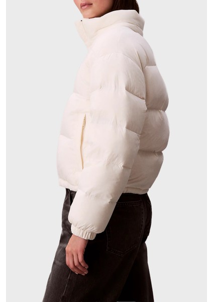 Suya Dayanıklı Boxy Fit Çıkarılabilir Kapüşonlu Şişme Mont LV047D501GVDV Bayan Mont LV047D501G Vdv modelleri