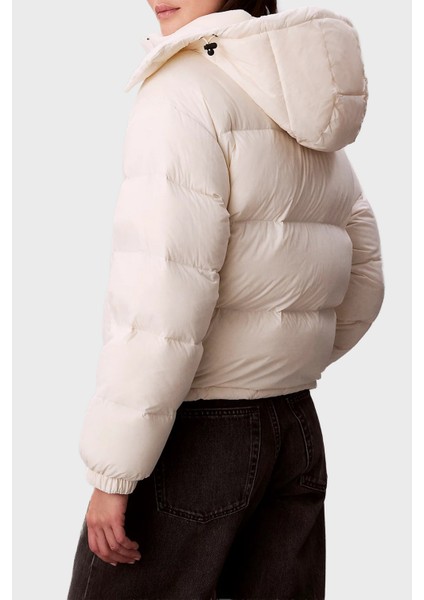 Suya Dayanıklı Boxy Fit Çıkarılabilir Kapüşonlu Şişme Mont LV047D501GVDV Bayan Mont LV047D501G Vdv indirimleri