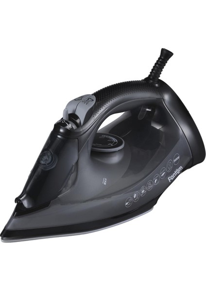 2600W Buharlı Ütü, Siyah, Güçlü ve Kullanışlı Ev Gereçleri