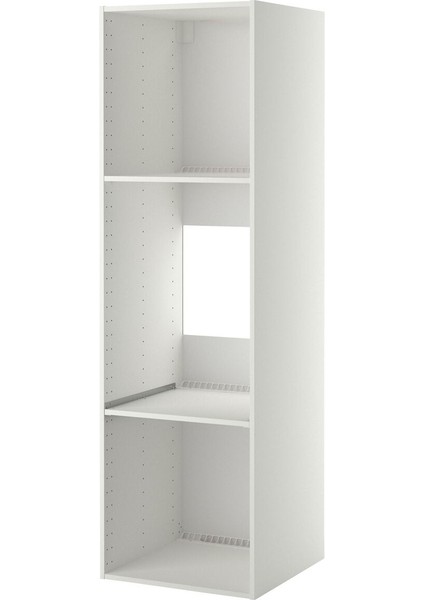 Fırın Boy Dolabı Iskeleti, Beyaz, 60X60X200 cm