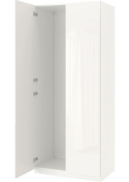 Pax Gardırop, Beyaz-Parlak Cila, 100X60X236 cm