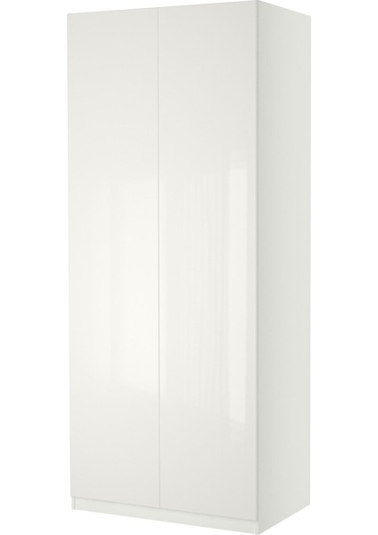 Pax Gardırop, Beyaz-Parlak Cila, 100X60X236 cm fiyatları
