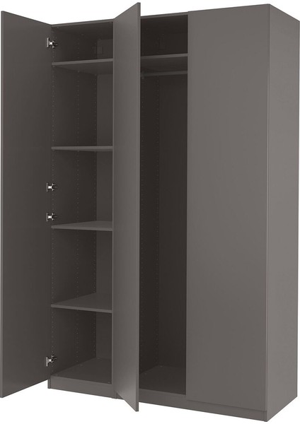 Pax Gardırop, Koyu Gri, 150X60X236 cm