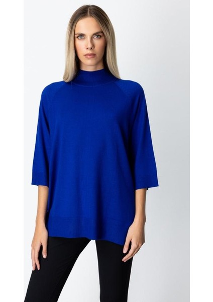 65310 Onteks Arkası Düğmeli Yırtmaçlı Yarım Balıkçı Salaş Kazak fiyatları