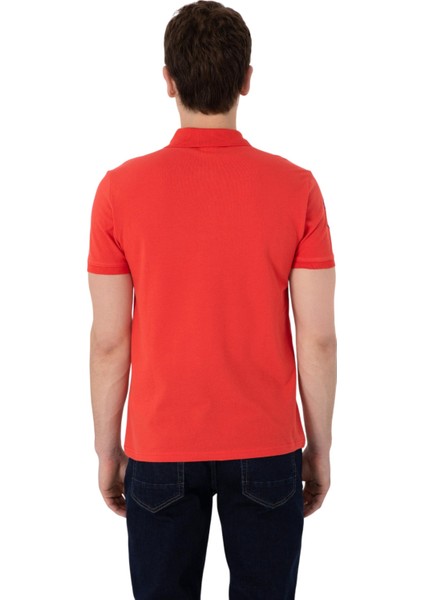 Erkek Slim Fit Polo Yaka Basic Tişört indirimleri