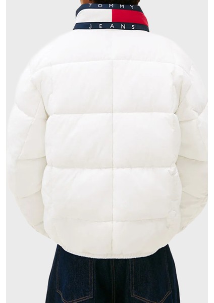 Kapitoneli Relaxed Fit Su Itici Dik Yaka Şişme Mont Erkek Mont DM0DM22041 Ybl modelleri