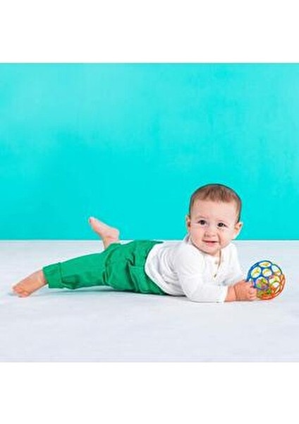 Oball Klasik Top 10.5 cm Yumuşak ve Esnek Tasarım 0-24 Ay Bebekler İçin fırsatları