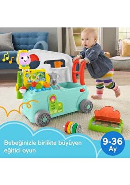 3'ü 1 Arada Karavan Eğlenceli Aktiviteler ve Renkli Tasarım ile 6-36 Ay İçin modelleri