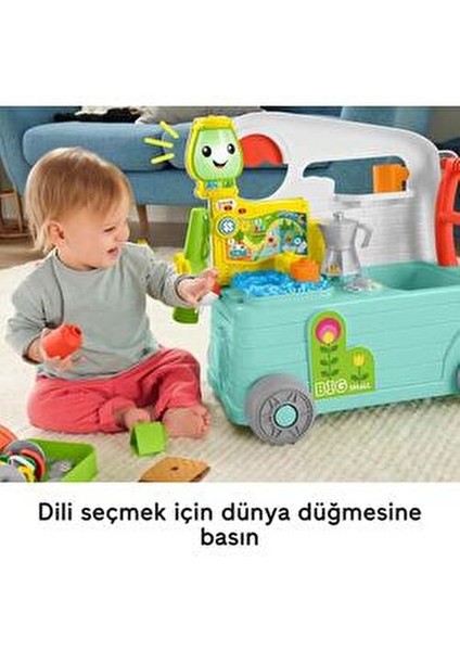 3'ü 1 Arada Karavan Eğlenceli Aktiviteler ve Renkli Tasarım ile 6-36 Ay İçin