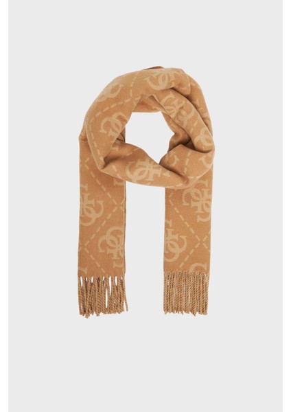 4g Logolu 80 x 180 cm Saçaklı Şal W5BZ33Z4210 Bayan Şal W5BZ33 Z4210 P1WE