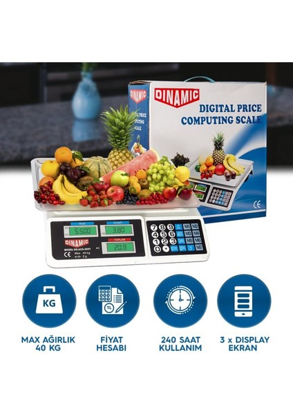 Elektronik Terazi 40 Kg, Hassas ve Güvenilir Ölçüm Için Ideal Seçenek modelleri