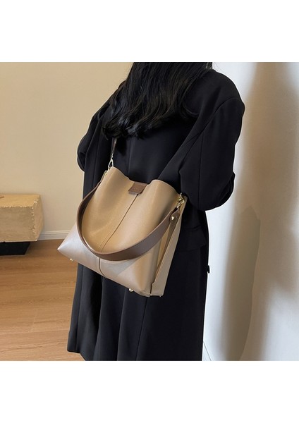 Büyük Kapasiteli Kova Çanta Moda Geniş Bant Çapraz Omuz Çanta Tek Omuz El No Toto Çanta (Yurt Dışından) fiyatları