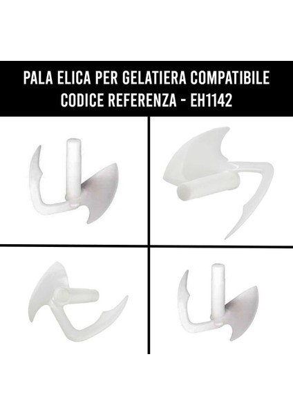 Dondurma Makinesi GC5000 GC6000, IM6000, ICK5000 ICK6000 ICK8000 ile Uyumlu Pervane