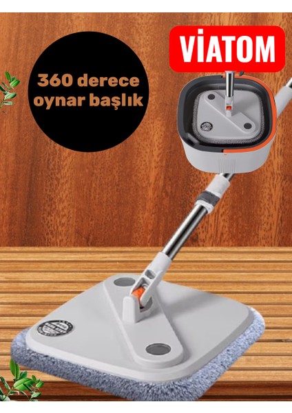 Temiz ve Kirli Suyu Ayıran Otomatik Mop Seti