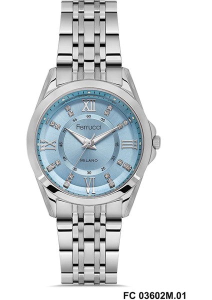 FC03602M.01 Gümüş Renk 30 mm Kadın Kol Saati