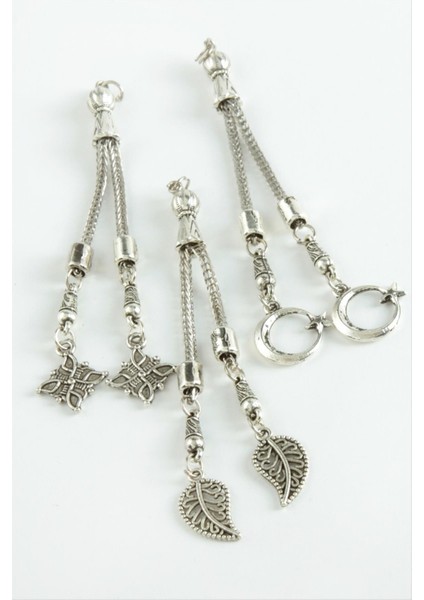 Zengezur Karışık Tesbih Püskülü 1 Adet-Gümüş Rengi modelleri