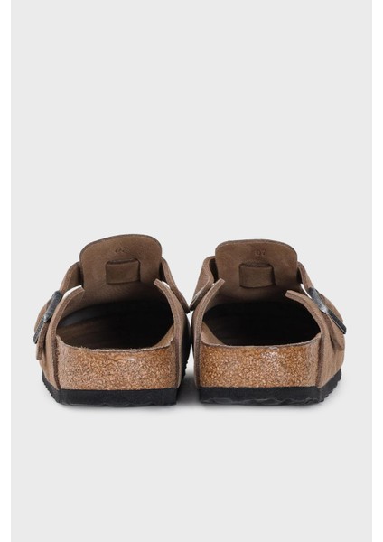 Boston Süet Deri Kemer Detaylı Kapalı Terlik Unisex Terlik 1030861 modelleri