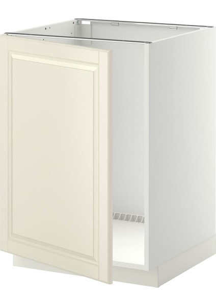 Eviye Dolabı, Bodbyn Kırık Beyaz, 60X60 Cm, 1 Kapaklı