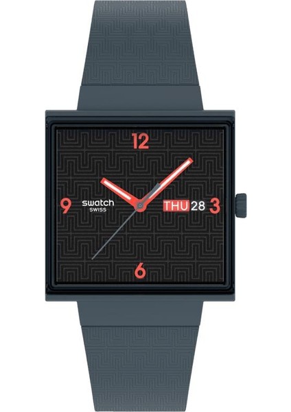 SO34M701 Swatch Squared Off Unisex Kol Saati