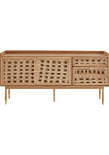 Woodendecoration Arya Konsol – Retro Stil Hasır Kapaklı Ahşap Mobilya fiyatları