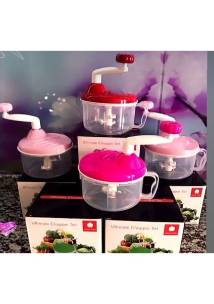 Pembe El Blender Doğrayıcı Seti, Pratik ve Şık Mutfak Aleti fiyatları