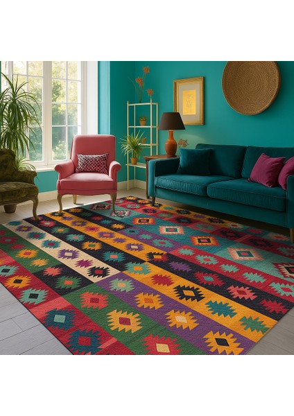 Modern Çok Renkli Çok Desenli Baskı Halı fiyatları