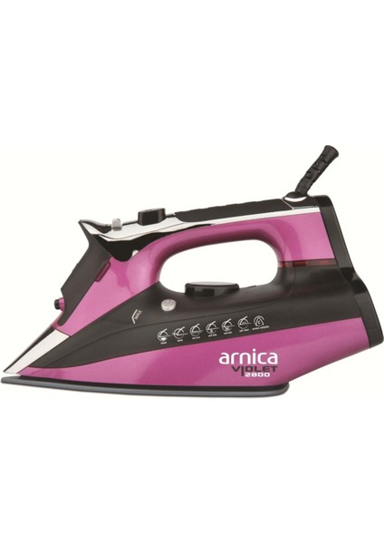 Pembe Seramik Ütü Violet 2800, Şık ve Kullanışlı Ev Aleti