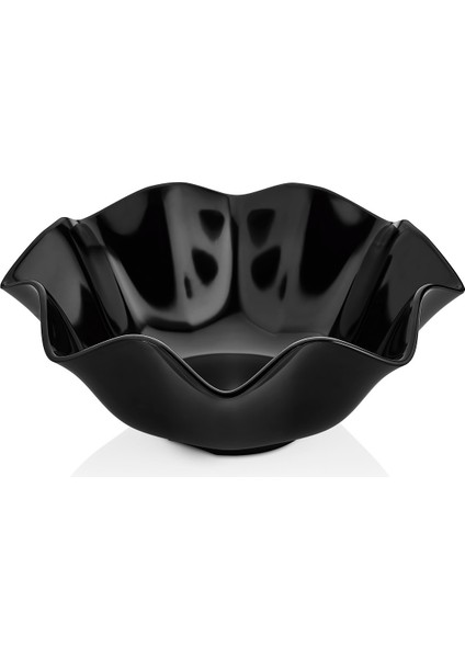 10228.BL - Rosa 2'li Siyah Kase Seti 28 Cm, Thermoset Melamin