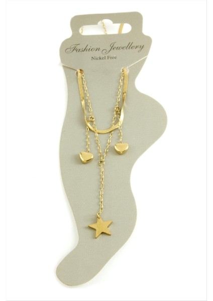 Zengezur Kalp Lüks Çelik Halhal-Sarı fiyatları