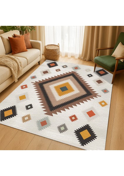 Çok Desenli Dijital Baskılı Halı – Süpürge ve Makine Kullanımı