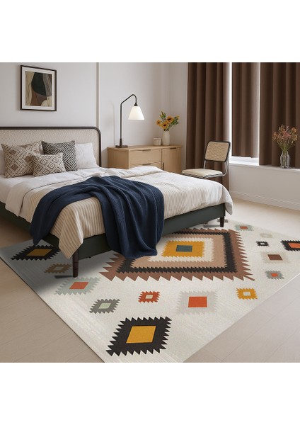 Çok Desenli Dijital Baskılı Halı – Süpürge ve Makine Kullanımı