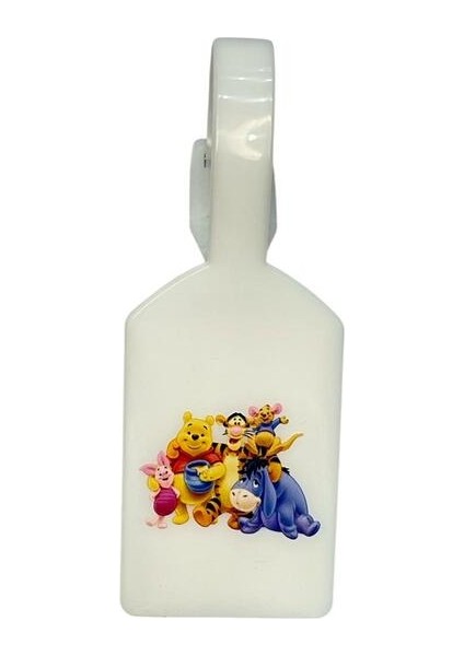Winnie The Pooh Tasarım Bavul Etiketi
