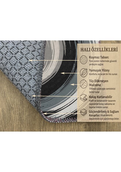 Kaymaz Pamuk Tabanlı Şönil Halı Kilim – Antre ve Mutfak Kullanımı fırsatları