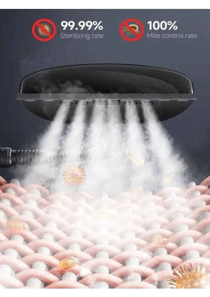 9in1 Buharlı Temizleme Makinesi, 1350W, 3m Kablo, 550ML Su Tankı, Çok Amaçlı Kullanım