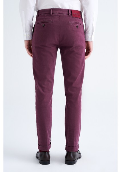 Erkek Bordo Chino Pantolon modelleri
