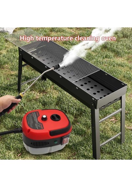 Yüksek Isı Basınçlı Buharlı Temizlik Cihazı 2500W Kırmızı modelleri