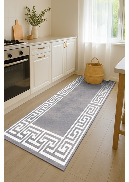 Gri Şönil Pamuk Dekoratif Halı Kilim – Salon ve Yatak Odası Için indirimleri