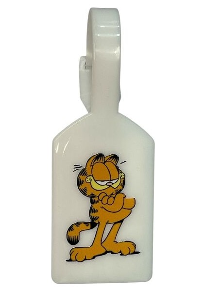 Garfield Tasarım Bavul Etiketi