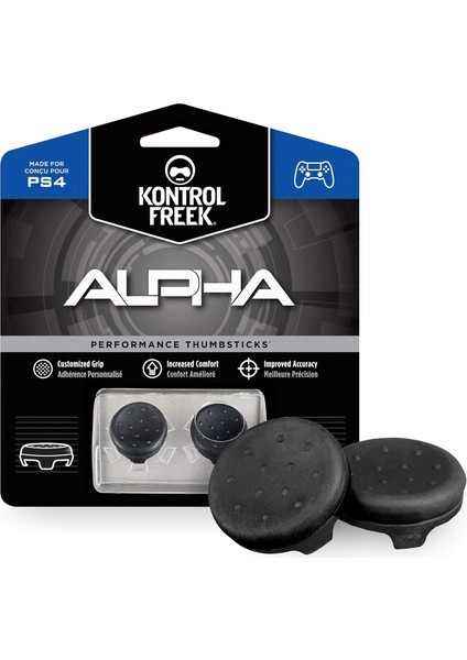 Kontrolfreek Alpha Performance Thumbsticks – Ps4 & Ps5 Uyumlu – Low-Rise Analog Başlık