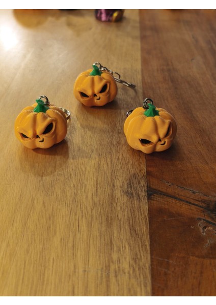 Balkabağı Pumpkin Halloween Anahtarlık