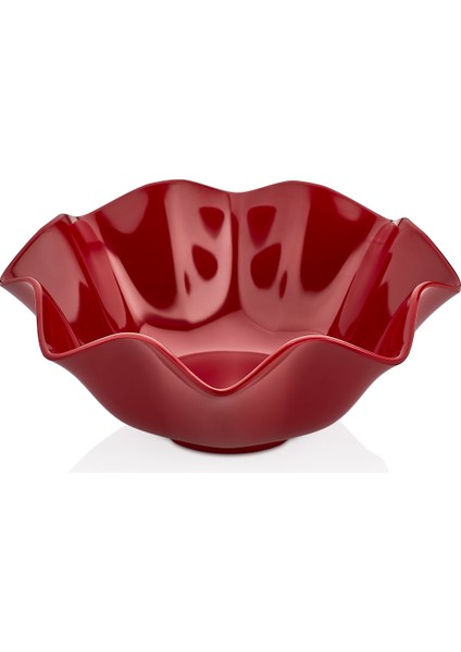 10228.R - Rosa 2'li Kırmızı Kase Seti 28 Cm, Thermoset Melamin